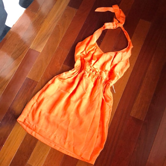 Orange Halter top dress! - Picture 1 of 3
